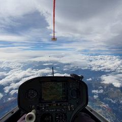 Flugwegposition um 11:31:12: Aufgenommen in der Nähe von Gemeinde Reichenau an der Rax, Österreich in 5836 Meter